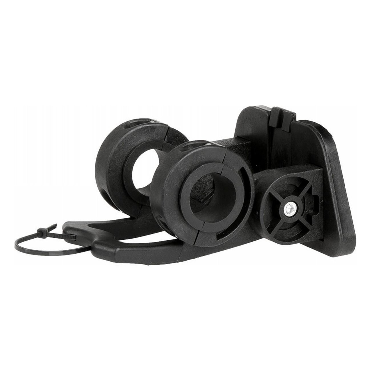 Cestino per Bicicletta Ventura Nero con Clip Regolabile, 34,5x26,5x26/22,5 cm - 4 - Cestini - 4015493430025