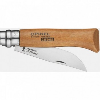 Coltello Opinel N°08 Viroblock in Acciaio al Carbonio con Manico in Faggio - 2 - Coltelli - 3123841130808