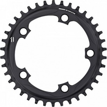 X-Sync 44T Black Chainring for Gravel Bike 1x11v, BCD 110mm 5 Holes - 1