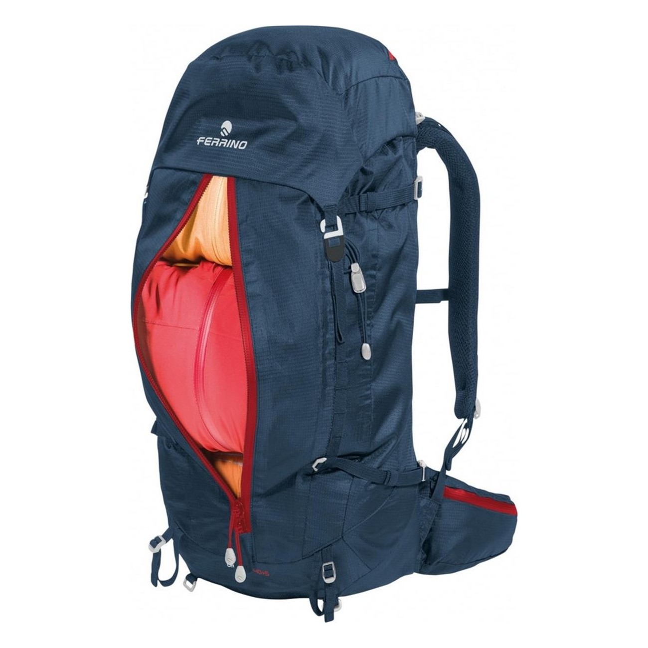 Sac à dos Dry-Hike 40+5L Bleu avec Dos Respirant et Poches Multiples - 3