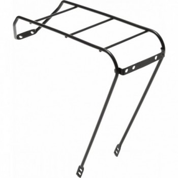 Rear Rack for MTB 24/26 Inches in Black Steel with MVTEK Frame Mount - 1