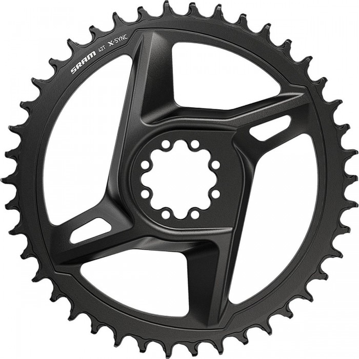 Couronne SRAM Route 43T 94mm Noire pour 2x12 Rival avec Couverture - 1