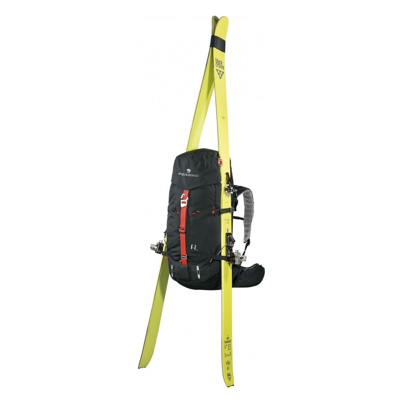 Mochila XMT 40+5L Negra para Alpinismo y Esquí de Montaña - 8