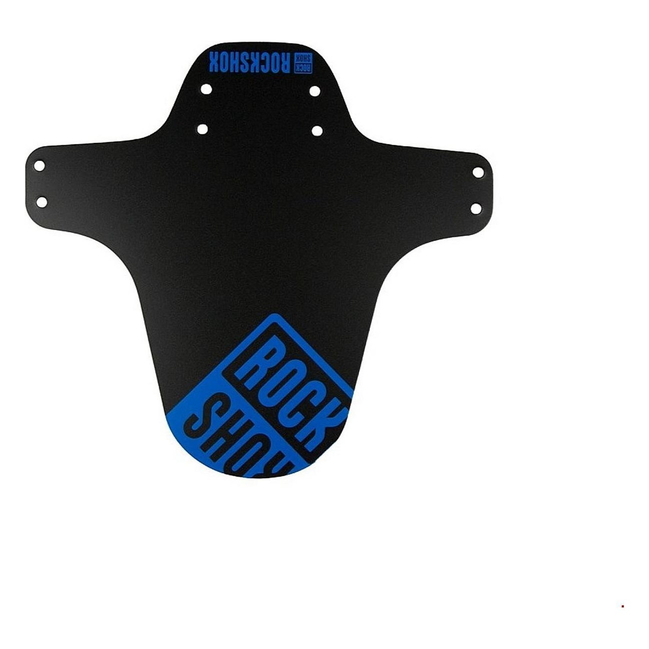 RockShox MTB Mudguard Black with Glossy Blue Print - Sid Ultimate Fork Protection - 1