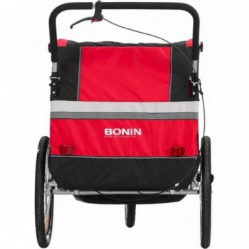 Bobby Kinderwagen/Jogging BONIN NCAB DLX - Rot, Grau, Schwarz, Multifunktional und Sicher - 1