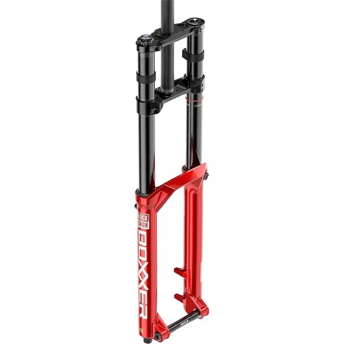 Rockshox BoXXer Ultimate 27.5 Forcella 200mm, Offset 48mm, Boost 20x110, Telaio 38mm, Rosso Electric - 1 - Forcelle - 0710845894