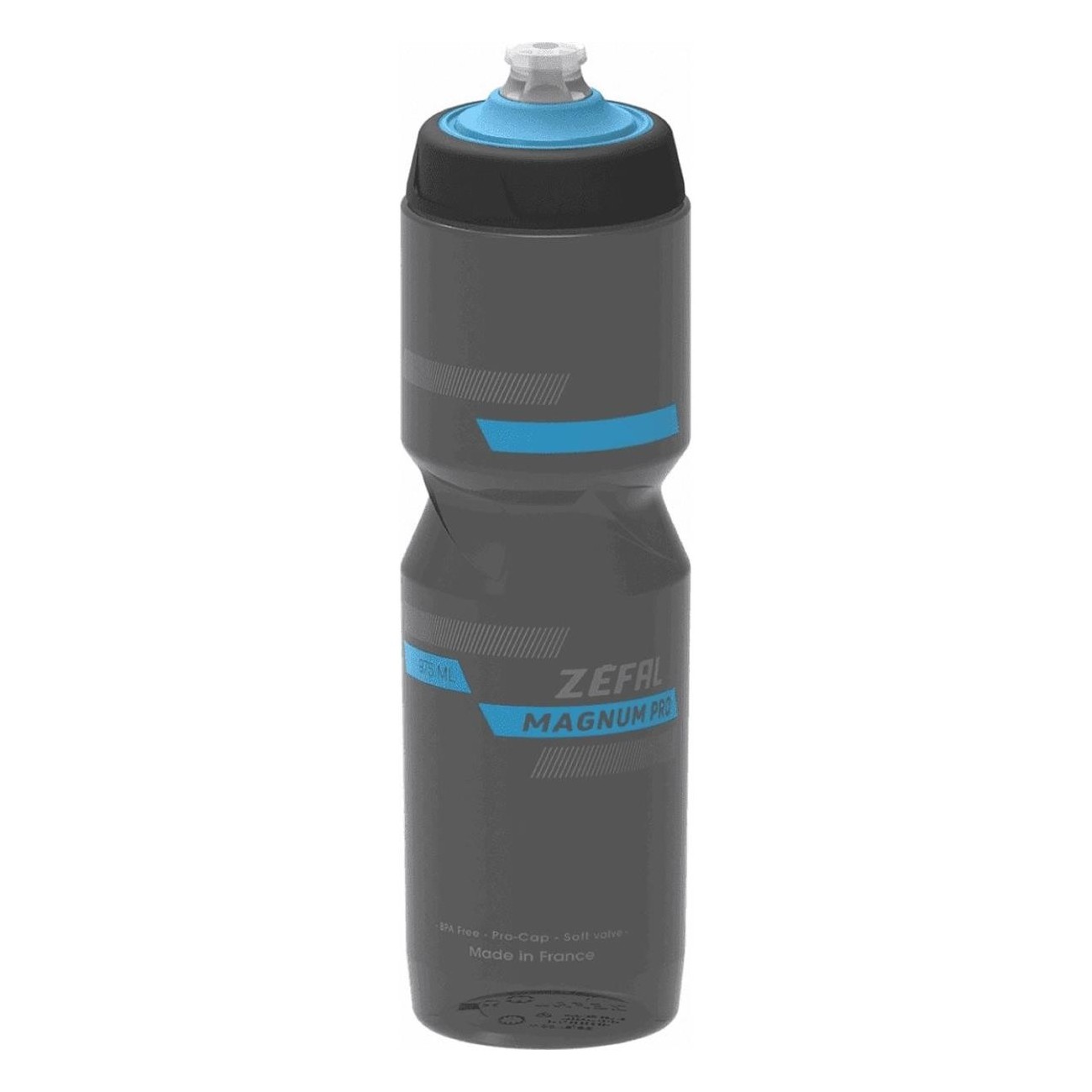 Magnum Pro Cap 975 ml Bottle in Grey/Blue with Hermetic Cap and Ergonomic Design - 1