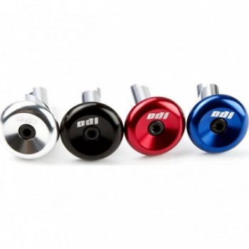 ODI Black Aluminum End Caps for Handlebars - Robust Protection & Triple Core Design - 1