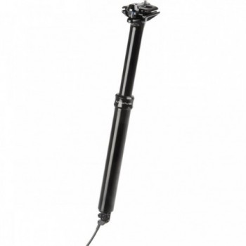 M-Wave Black Seatpost 31.6x420 mm with Adjustable Height and Cable Routing - 1