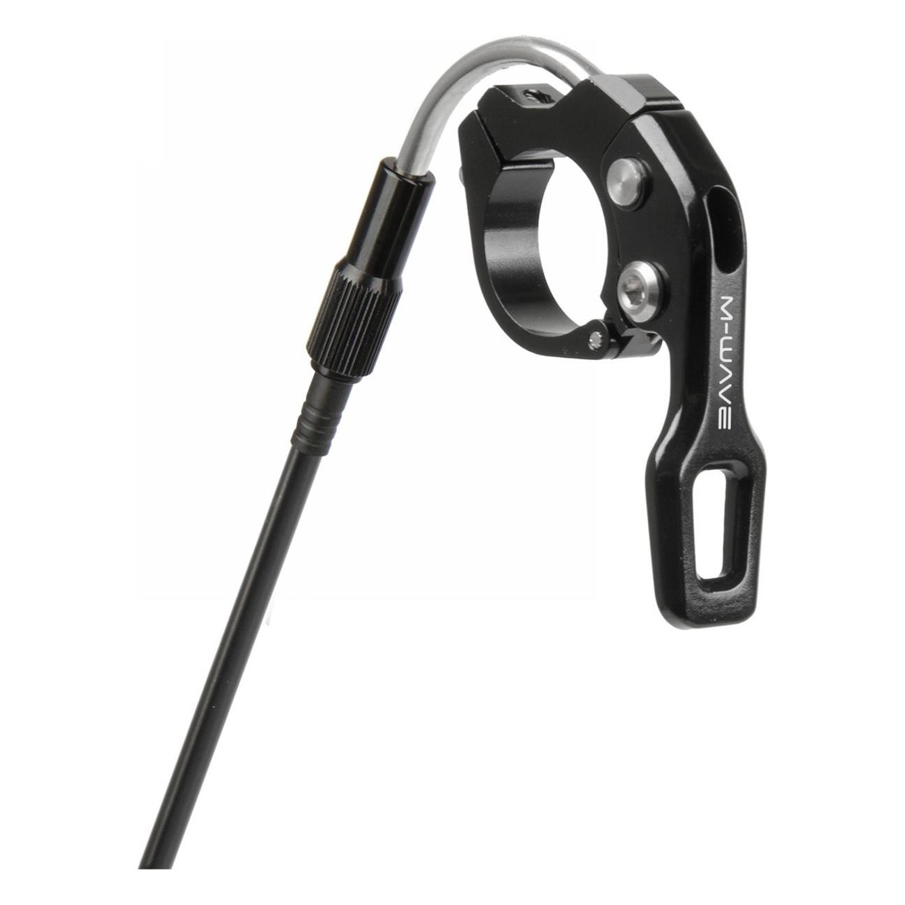 Tige de selle M-Wave Noir 31,6x420 mm avec Hauteur Réglable et Passage de Câbles Intégré - 3