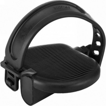 Paire de sangles de maintien noires pour pédales de vélo 32 cm - 1