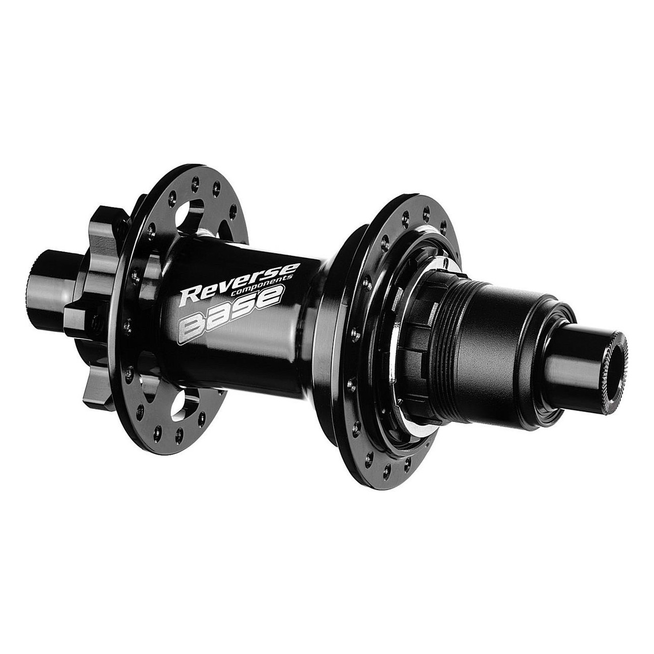 Leichter Reverse Nabe für MTB und Gravel, 32 Löcher, 142/10+12mm, Sram XD, Schwarz - 1