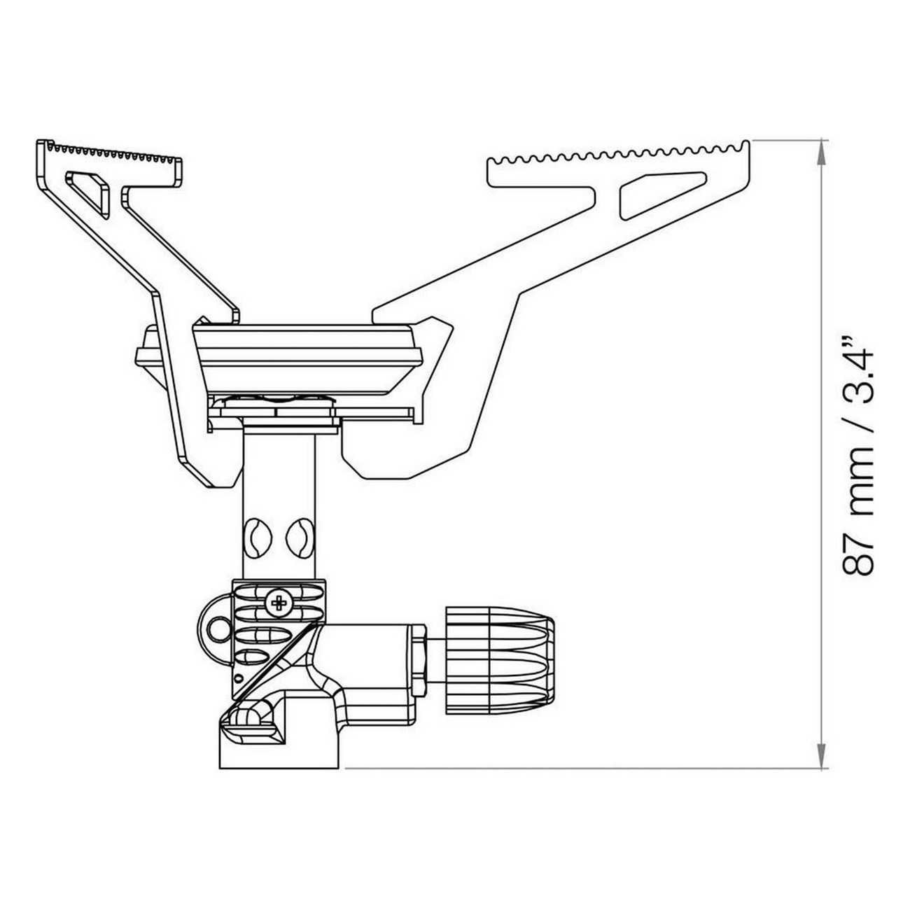 Réchaud de Camping Express avec Allumage Piézoélectrique et Design Compact - 3