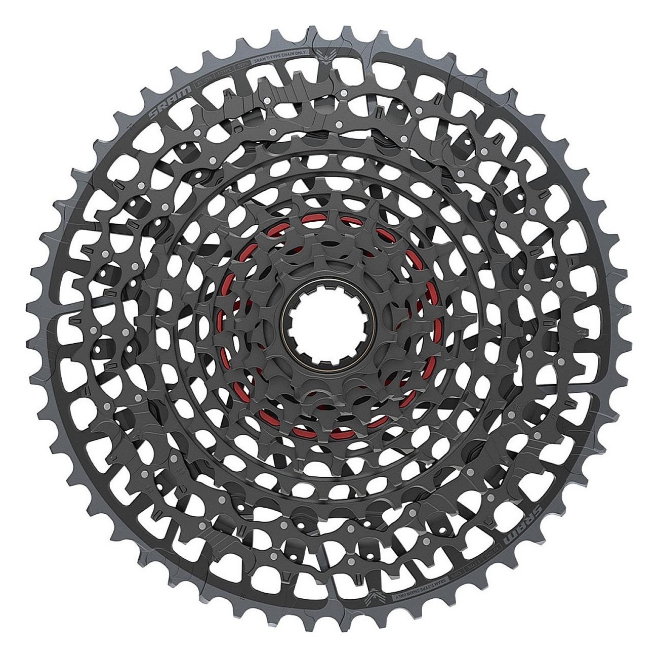 Cassetta SRAM XS-1295 12 Velocità 10-52T per MTB con Tecnologie X-Sync e X-Dome - 1 - Cassette - 0710845891458