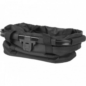 M-Wave Utrecht Fold Black Handlebar Bag with Clip-On - 2