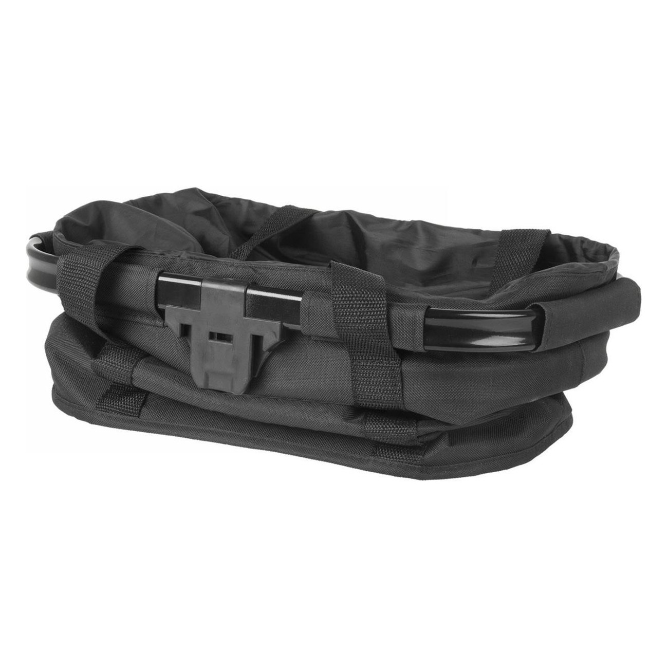 M-Wave Utrecht Fold Black Handlebar Bag with Clip-On - 2