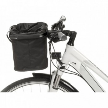 M-Wave Utrecht Fold Black Handlebar Bag with Clip-On - 3