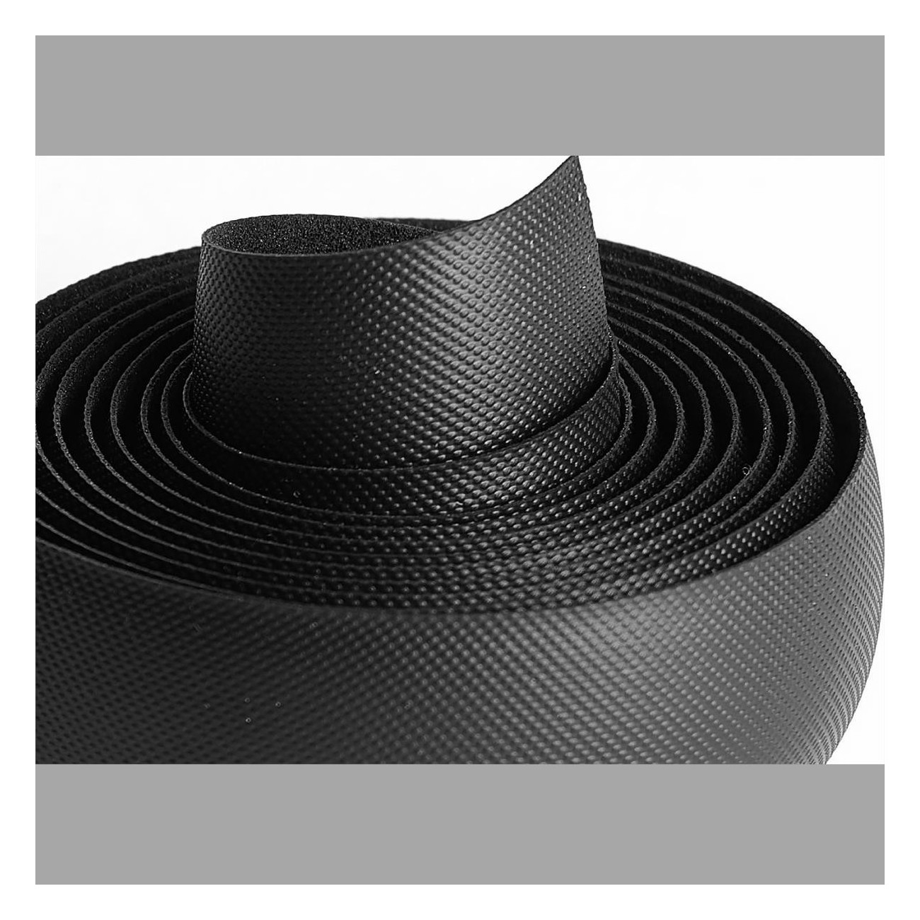 Nabico Roubaix Lenkerbänder 3,5 mm Schwarz PVC Antivibration mit Grip - 2