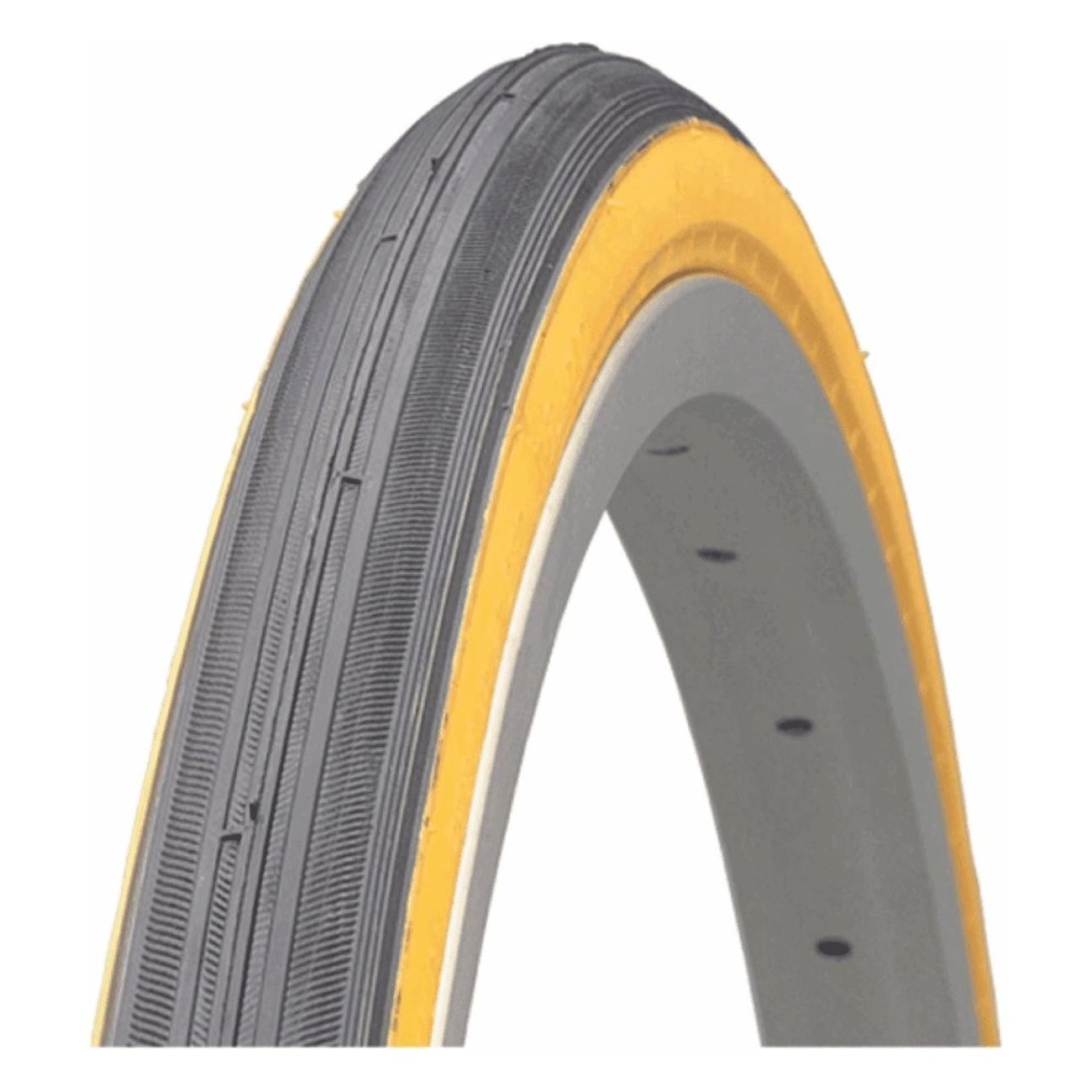 Black Urban City Tire 700x28, 22 TPI for Urban Bicycle - 1