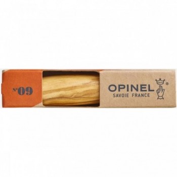 Opinel Taschenmesser N.09 Inox mit Olivenholzgriff - Mediterrane Eleganz - 2