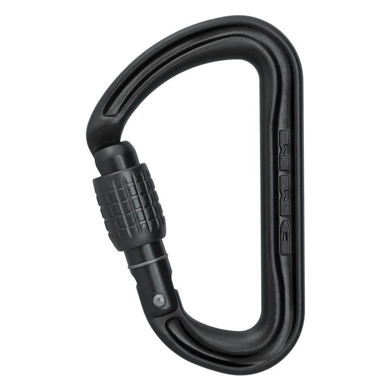 Grauer Matt Shadow Karabiner mit Schraubverschluss, 50g, I-Beam Bauweise - 1