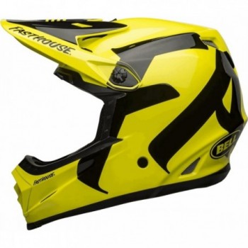 Casco Integrale Full-9 Fusion MIPS Giallo/Nero, Taglia 53-55 cm, Ventilazione Avanzata e Protezione in Fibra di Vetro - 3 - Casc