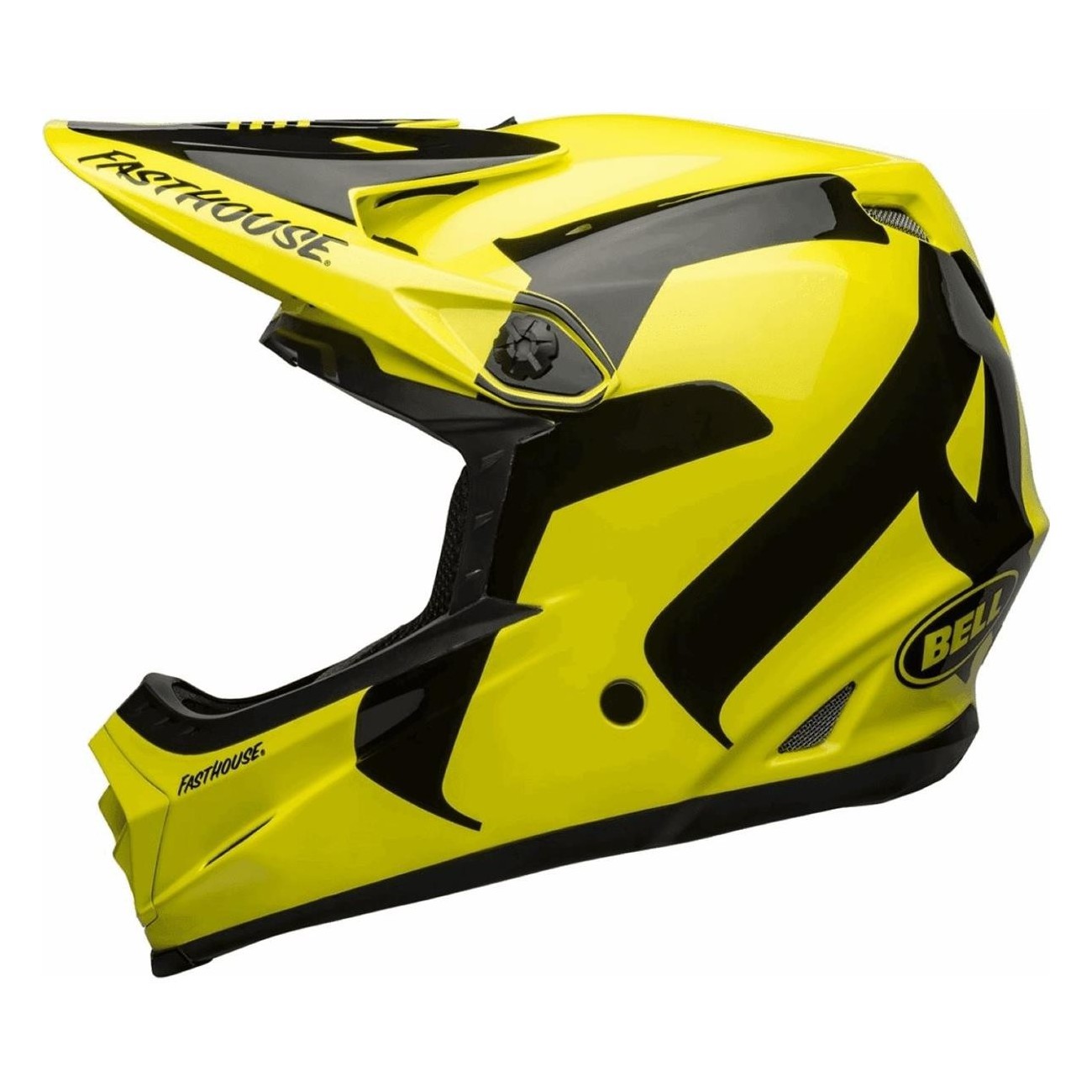 Casco Integrale Full-9 Fusion MIPS Giallo/Nero, Taglia 53-55 cm, Ventilazione Avanzata e Protezione in Fibra di Vetro - 3 - Casc