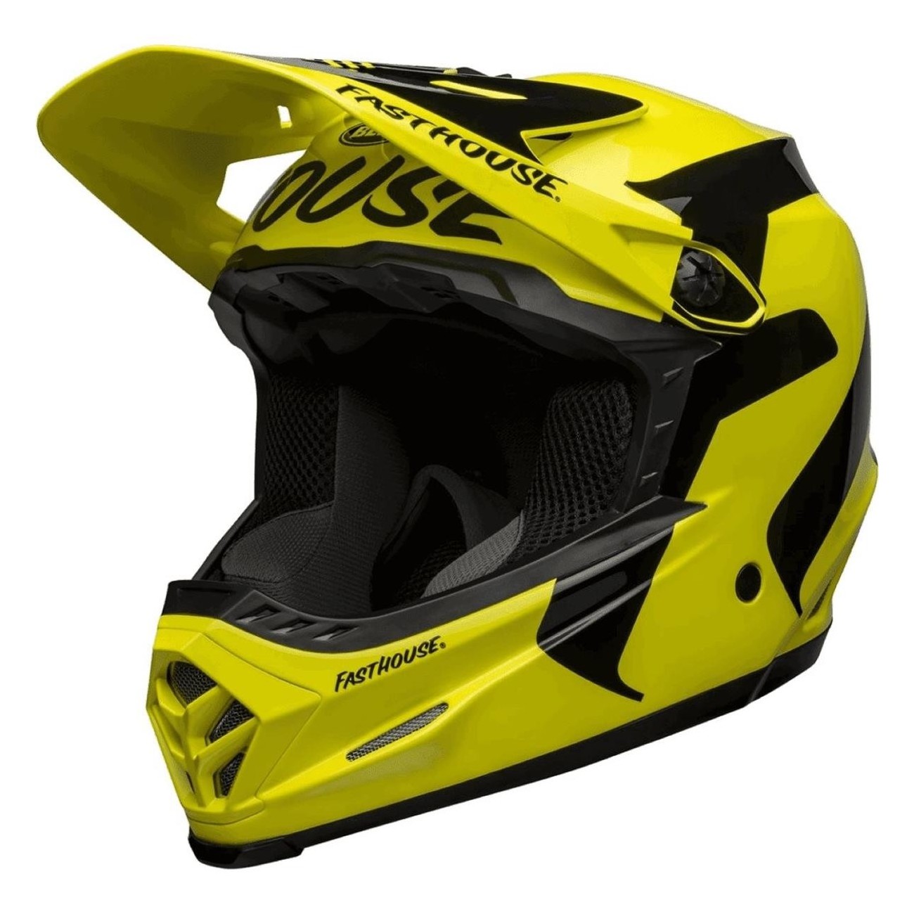 Casco Integrale Full-9 Fusion MIPS Giallo/Nero, Taglia 53-55 cm, Ventilazione Avanzata e Protezione in Fibra di Vetro - 4 - Casc