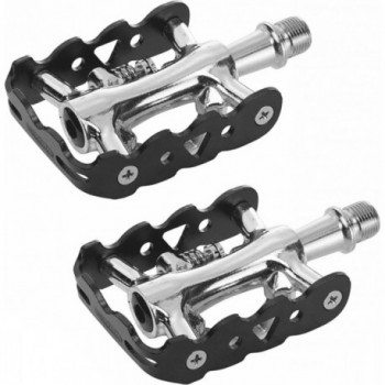 Zeray Dual Function Quick Release Offroad Pedals Black - Lightweight 322g - 2