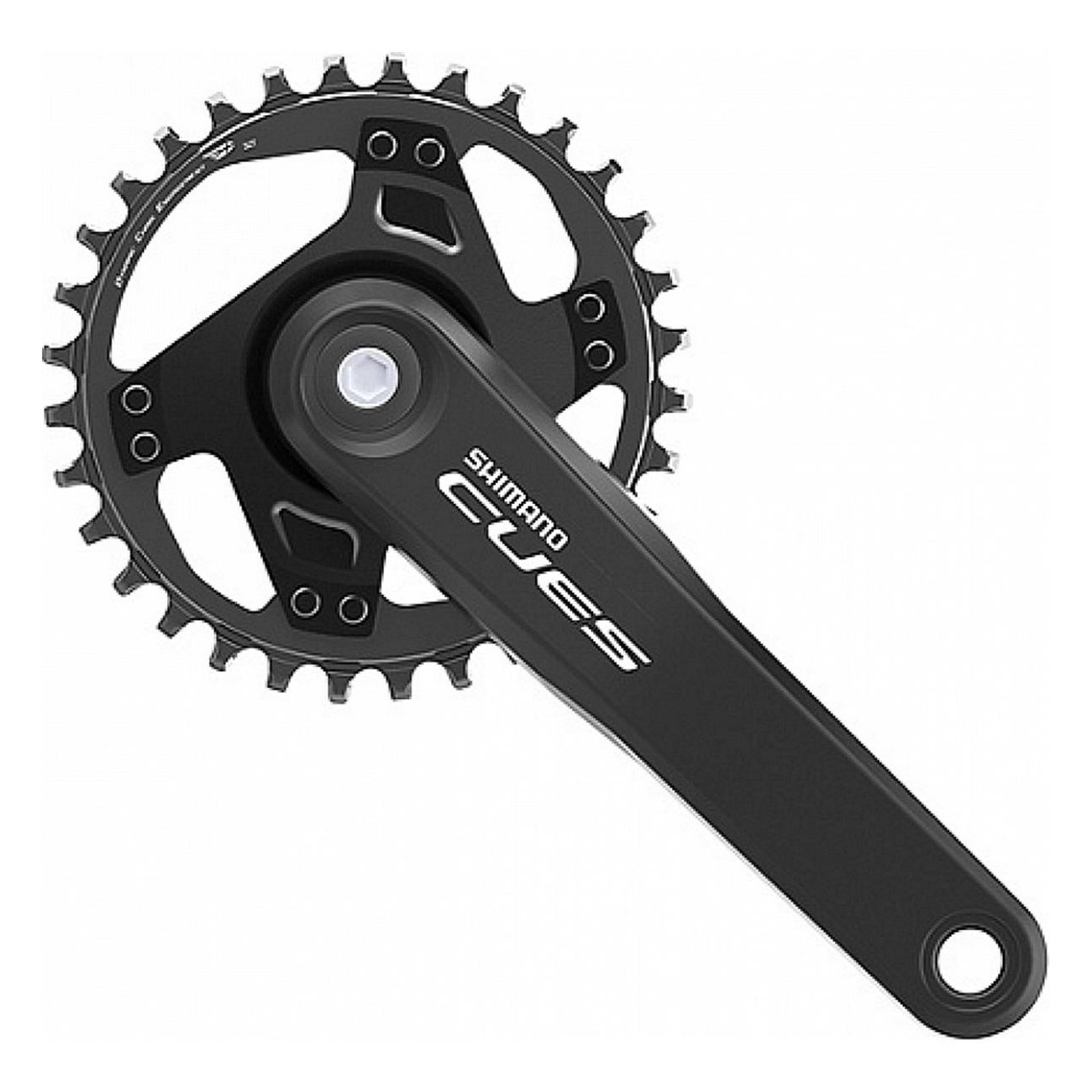 Shimano CUES U4000 Crankset 32D 175mm for 9/10/11 Speed - Superior Performance - 1