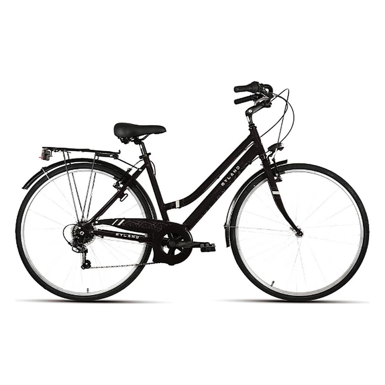 Bicicleta de Ciudad Corso 28.1 Negra, Ruedas 28', Talla M, Cambio Shimano 7V - 1