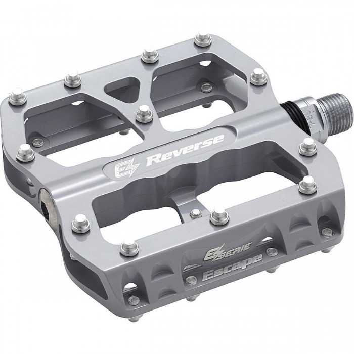 Reverse e-Escape Gray Pedal for e-Bike, Optimized and Robust, Ideal for MTB - 1