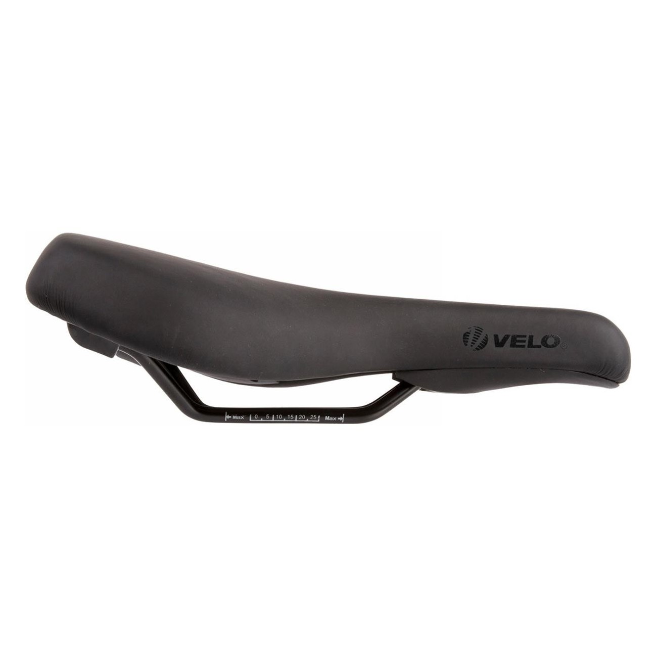 Sella VELO Tour Basic L Nero 267x201mm con Telaio in Acciaio - 2 - Selle - 4015493894094