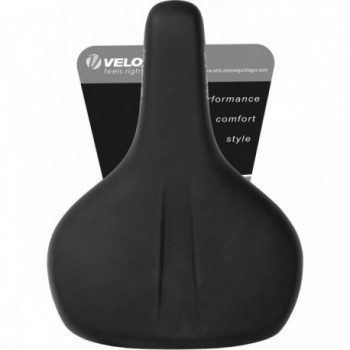 Sella VELO Tour Basic L Nero 267x201mm con Telaio in Acciaio - 5 - Selle - 4015493894094