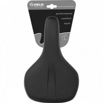 Sella VELO Tour Basic L Nero 267x201mm con Telaio in Acciaio - 6 - Selle - 4015493894094