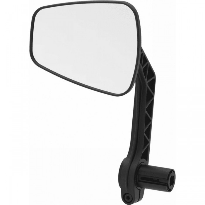 Miroir de vélo ambidextre réglable en ABS pour guidon 16-22 mm, léger et résistant - 1