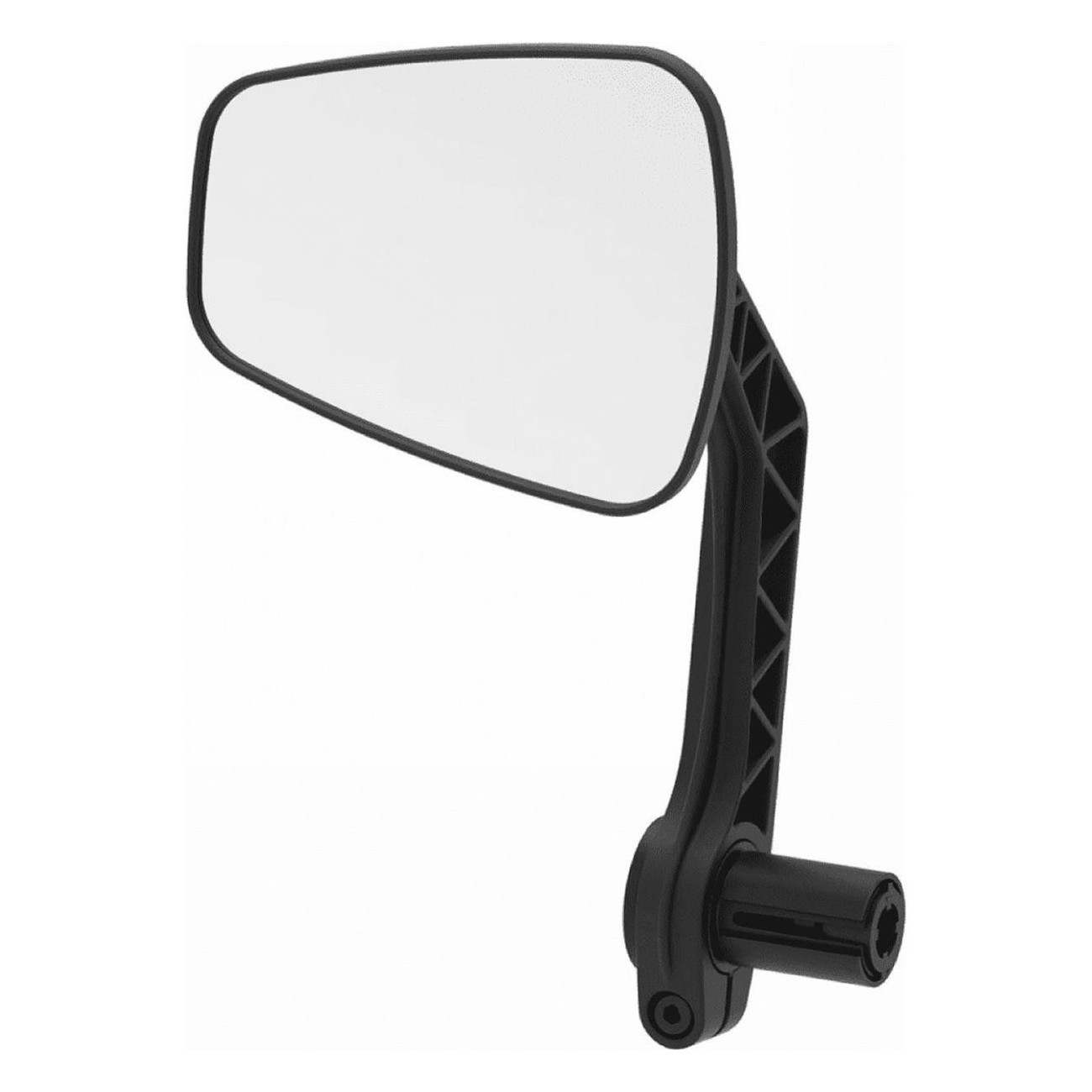 Miroir de vélo ambidextre réglable en ABS pour guidon 16-22 mm, léger et résistant - 1