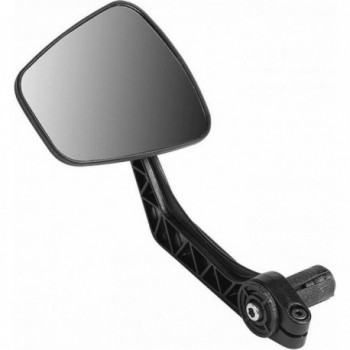 Miroir de vélo ambidextre réglable en ABS pour guidon 16-22 mm, léger et résistant - 2