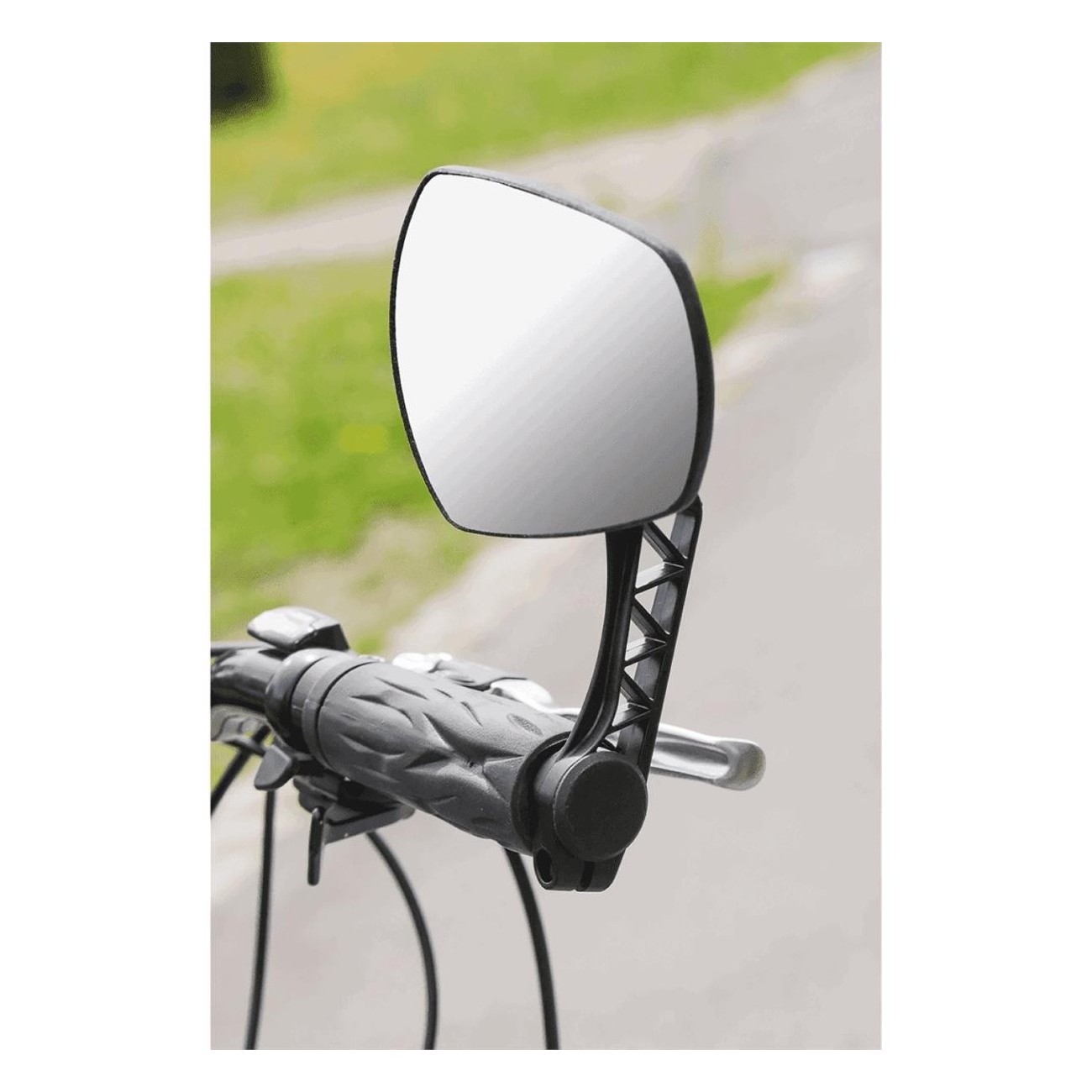 Miroir de vélo ambidextre réglable en ABS pour guidon 16-22 mm, léger et résistant - 5