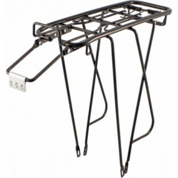 Black Steel Rear Rack for 26-28' Bikes, 25kg Capacity - Sturdy & Versatile - 1