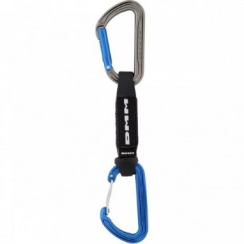 Blue 12cm Quickdraws Karabiner für Sportklettern - Einzel, 93g, Hybrid Shadow/Spectre - 1