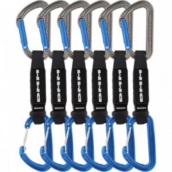 Moschettoni Blue 12cm Quickdraws per Arrampicata Sportiva - Singolo, 93g, Ibrido Shadow/Spectre - 2 - Rinvii - 5031290224710