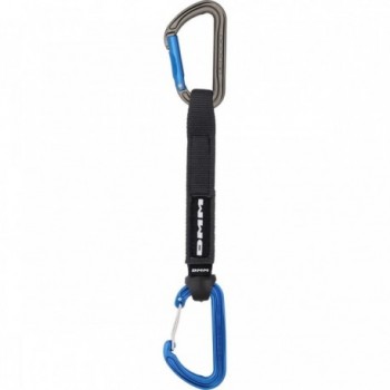 Blue 12cm Quickdraws Karabiner für Sportklettern - Einzel, 93g, Hybrid Shadow/Spectre - 3