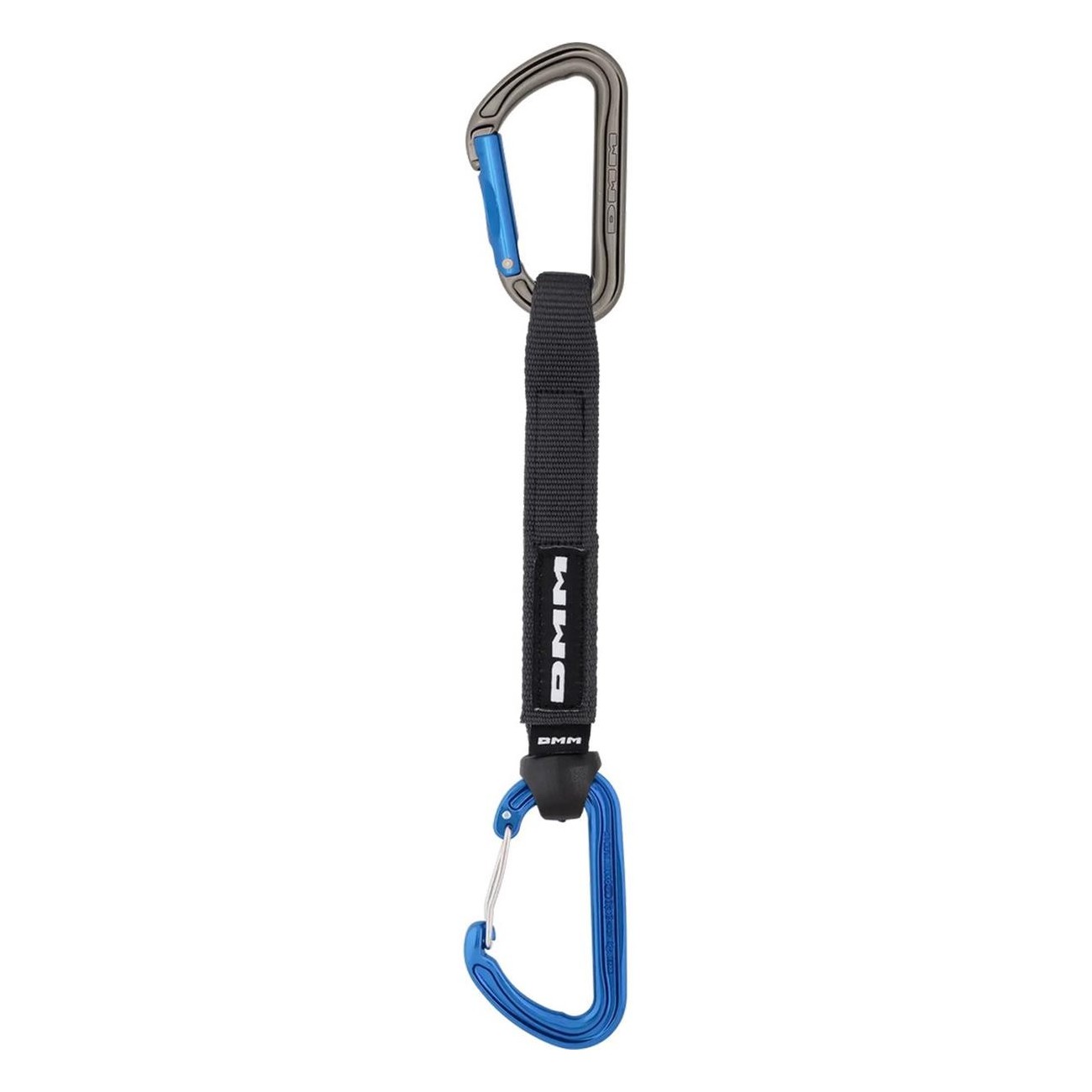 Blue 12cm Quickdraws Karabiner für Sportklettern - Einzel, 93g, Hybrid Shadow/Spectre - 3