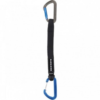 Blue 12cm Quickdraws Karabiner für Sportklettern - Einzel, 93g, Hybrid Shadow/Spectre - 5