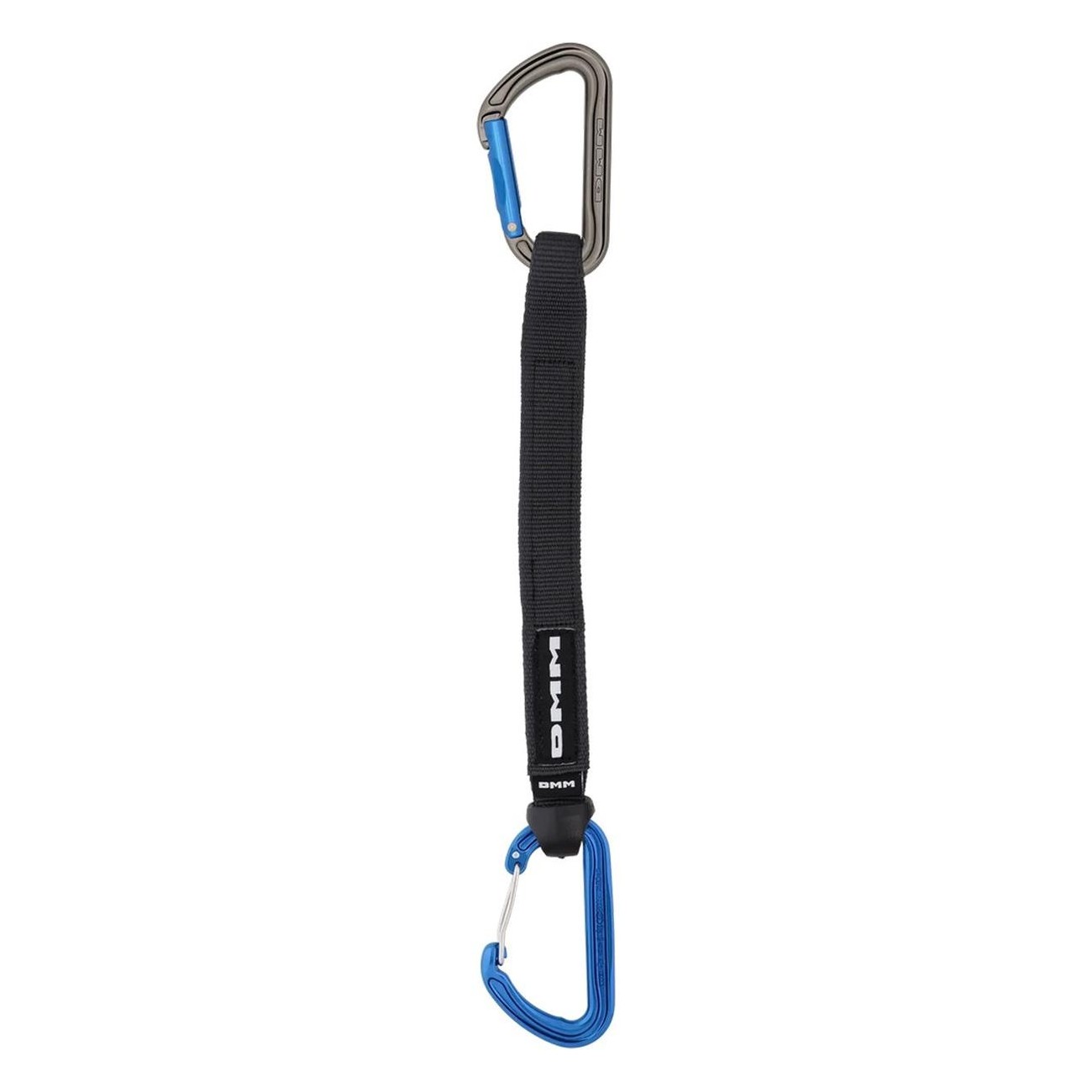 Blue 12cm Quickdraws Karabiner für Sportklettern - Einzel, 93g, Hybrid Shadow/Spectre - 5