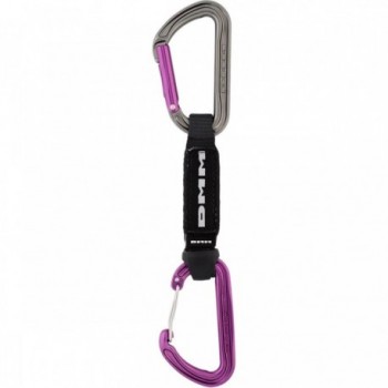 Blue 12cm Quickdraws Karabiner für Sportklettern - Einzel, 93g, Hybrid Shadow/Spectre - 6