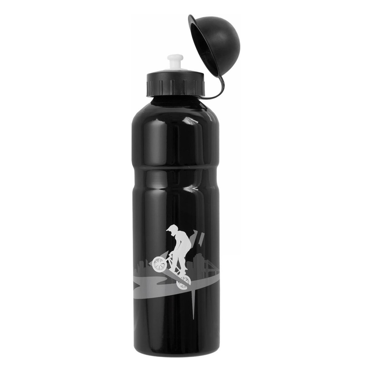 750ml Aluminum Water Bottle with Black Sealing Cap, Assorted Colors - 5