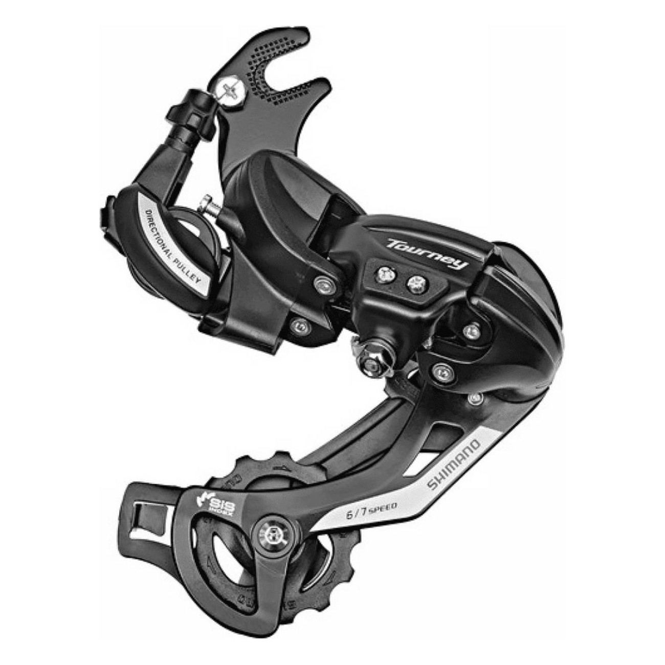 Dérailleur Arrière Noir 6/7V RD-TY500-SGS Long 43D avec Performances Fiables - 1