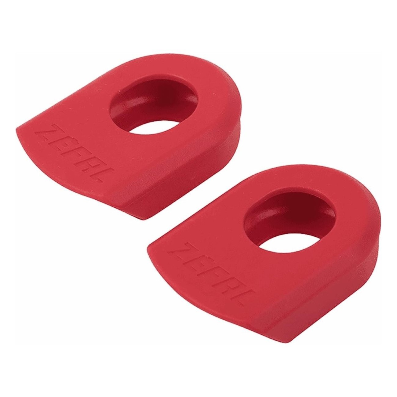 Crank Armor Red Crank Protectors in Thermoplastic for Sram and Shimano - 1